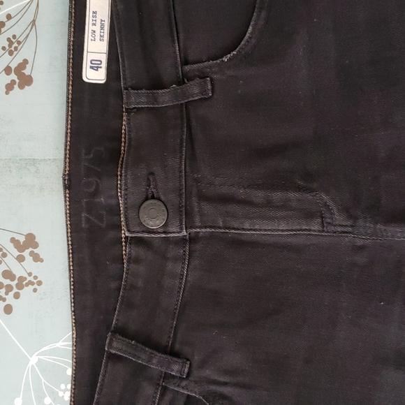 👖 Zara Z1975 Denim Low Rise Skinny Jeans - Picture 3 of 10